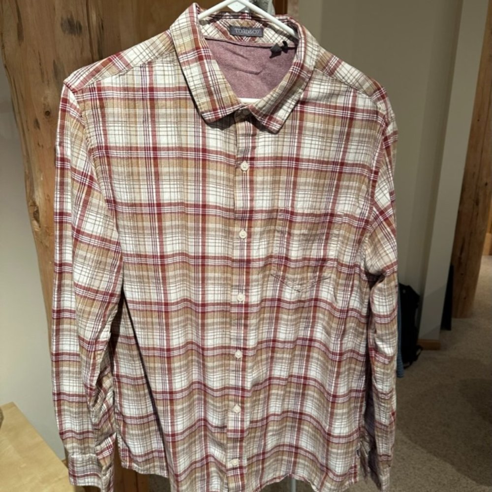 Men's Toad&Co Long-Sleeve Button-down Size L